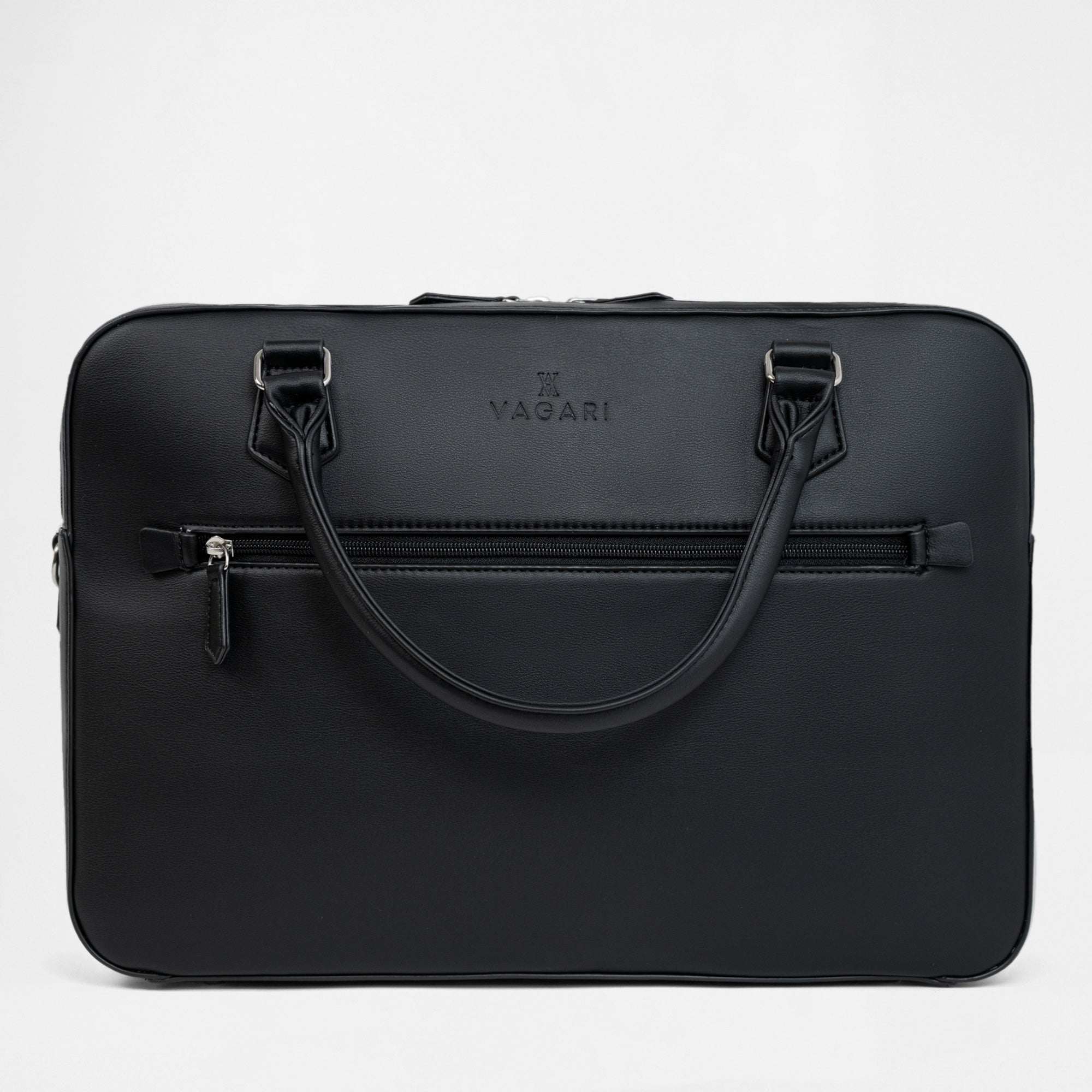 Berlin Double Laptop Bag - Black