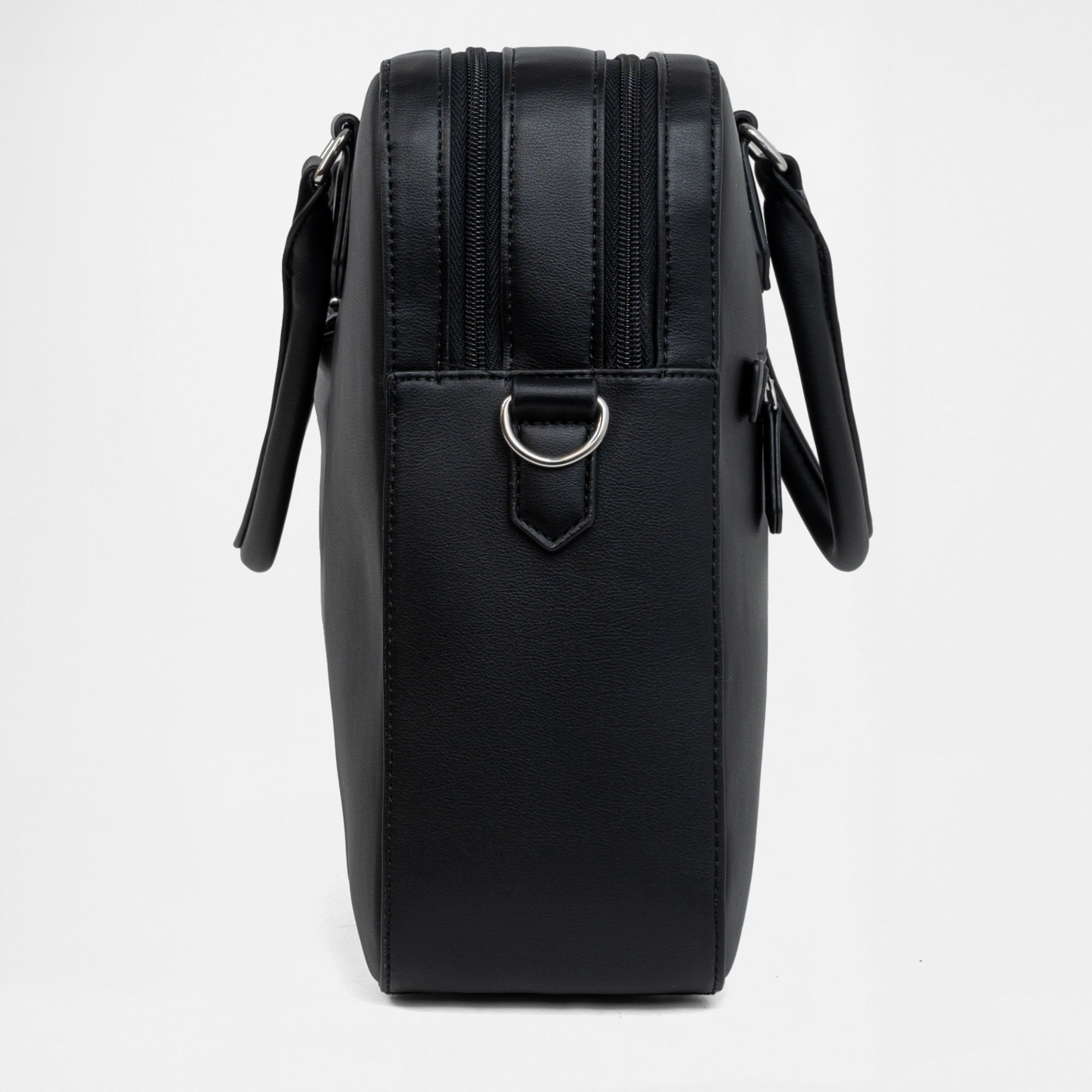 Berlin Double Laptop Bag - Black
