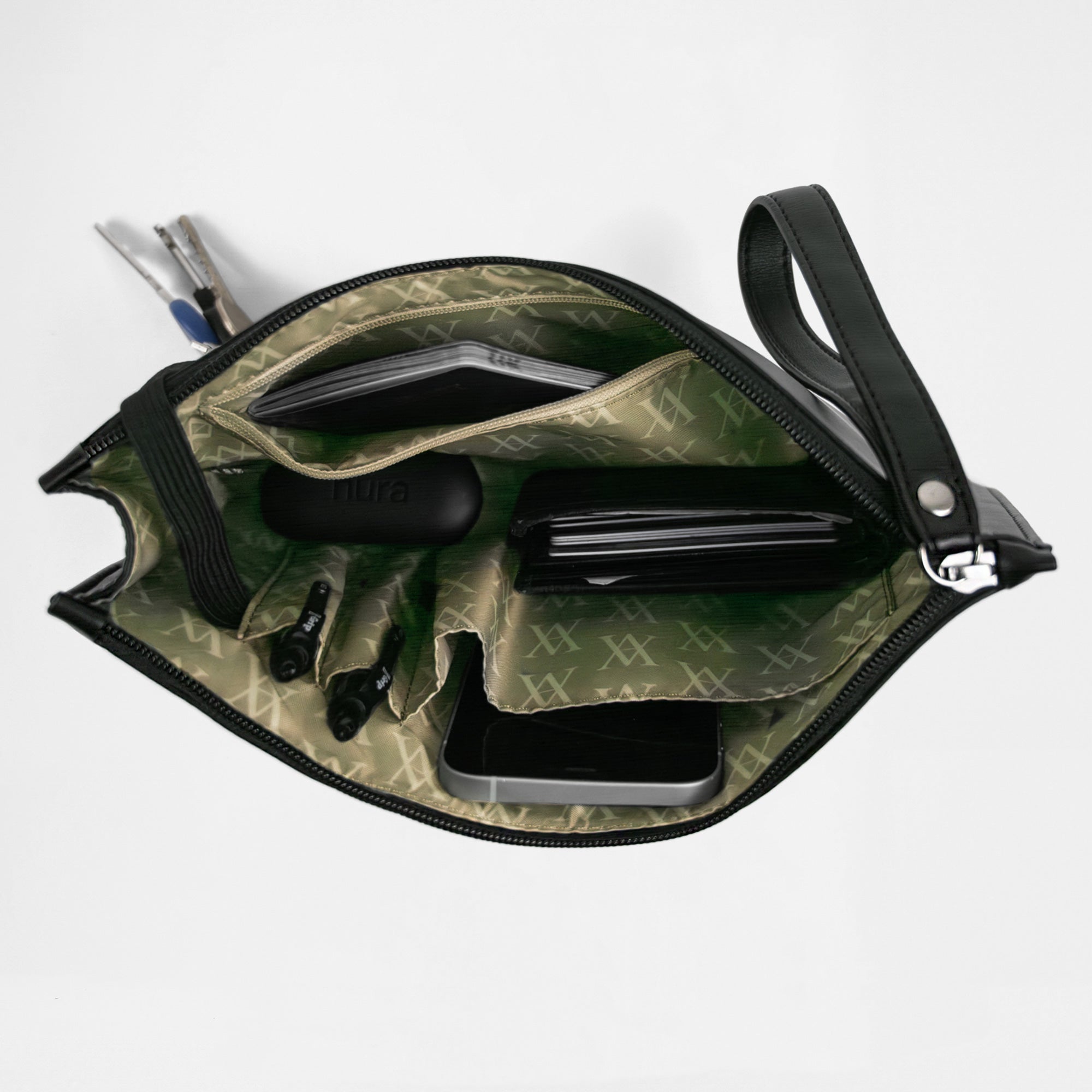Geneva Compact Pouch - Black
