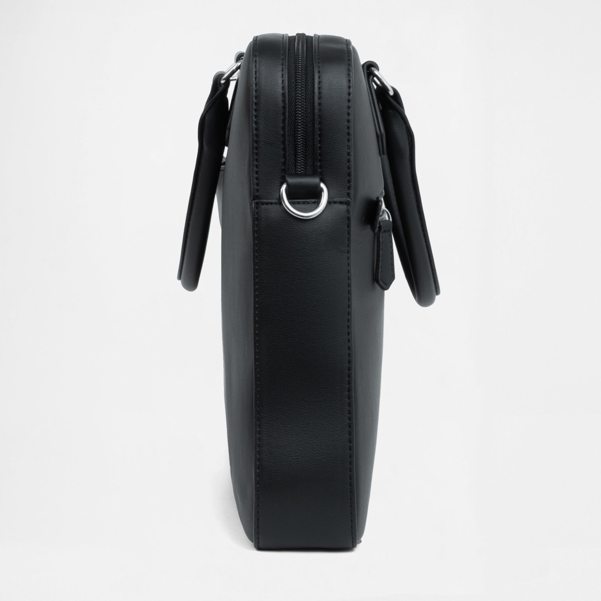 Berlin Compact Laptop Bag - Black