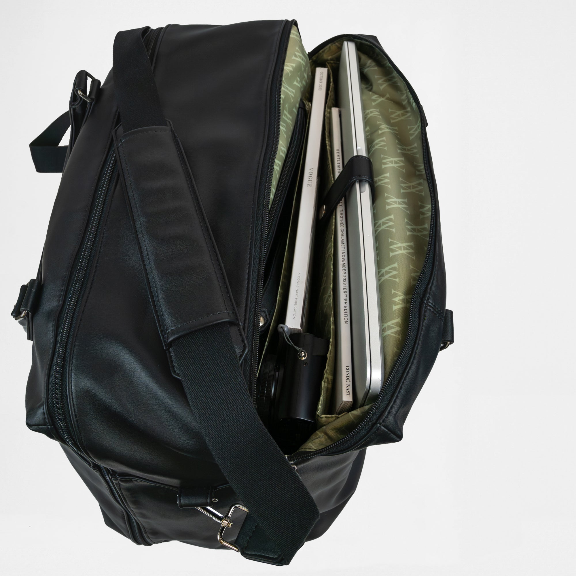 Vienna Travel Laptop Bag - Black