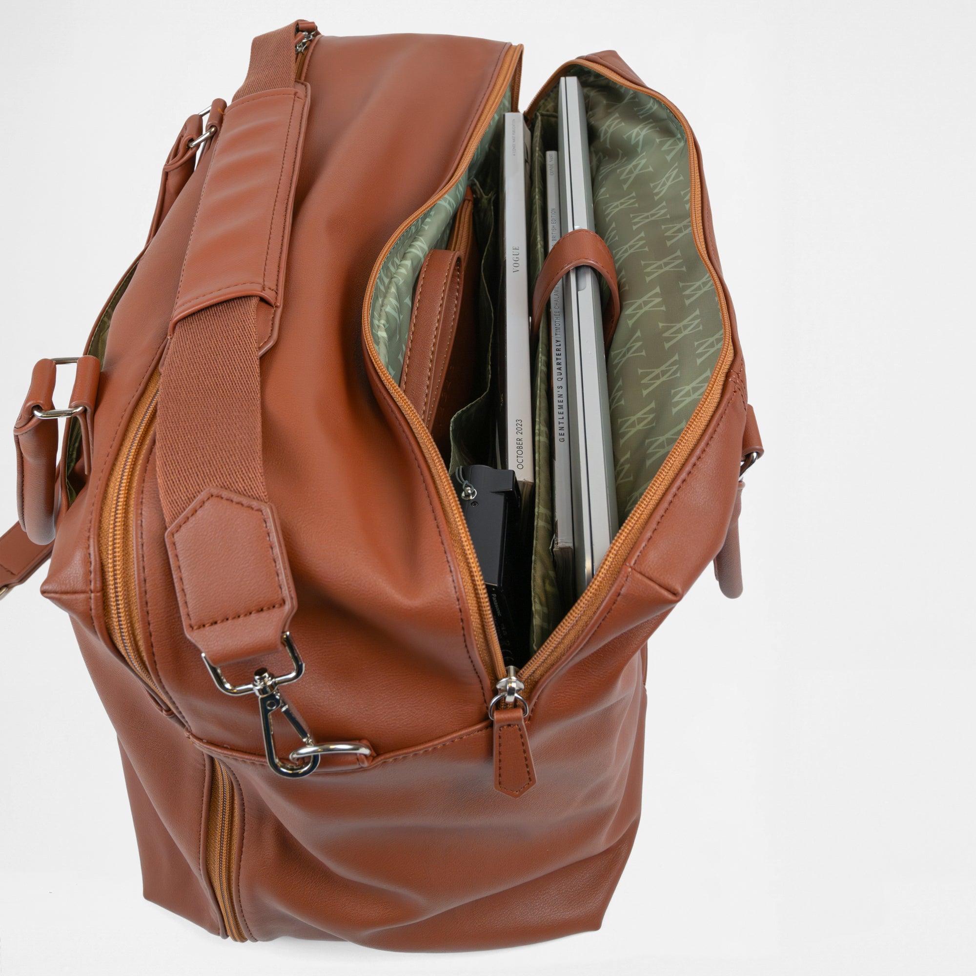 Vienna Travel Laptop Bag - Tan