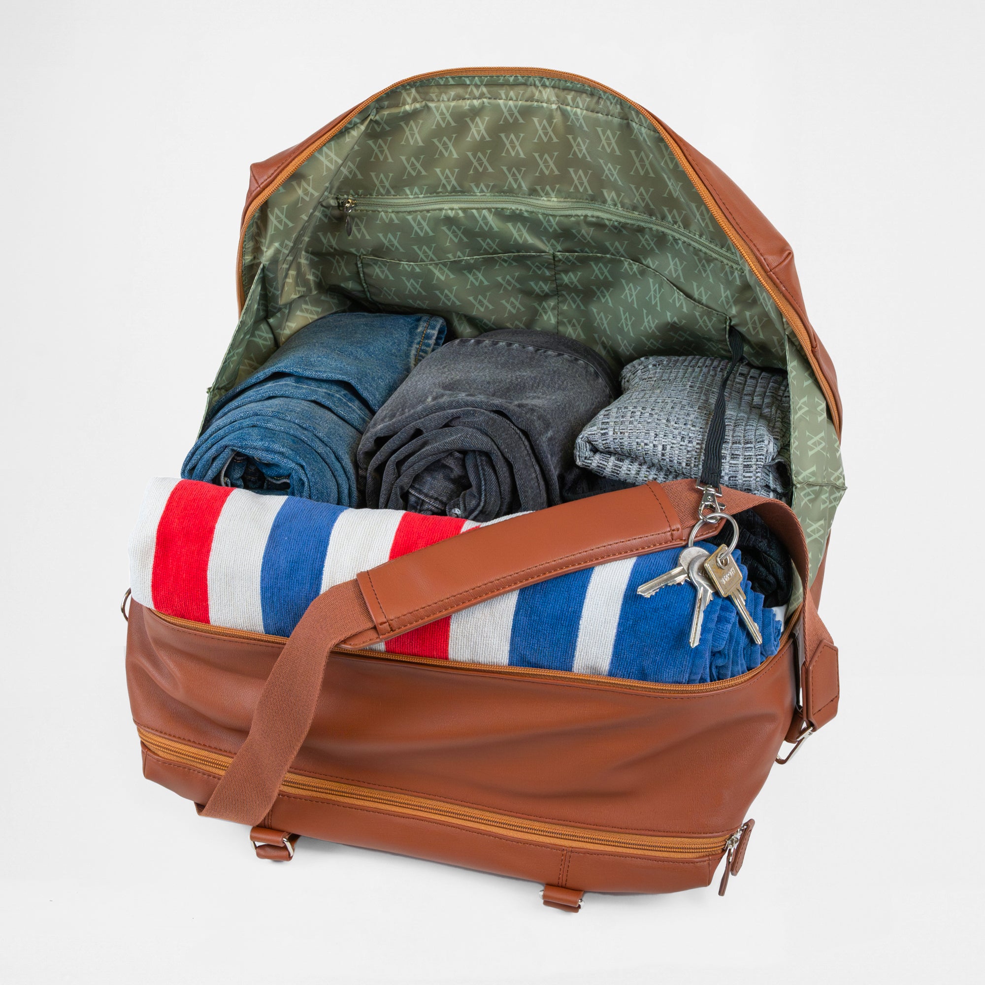 Vienna Travel Laptop Bag - Tan