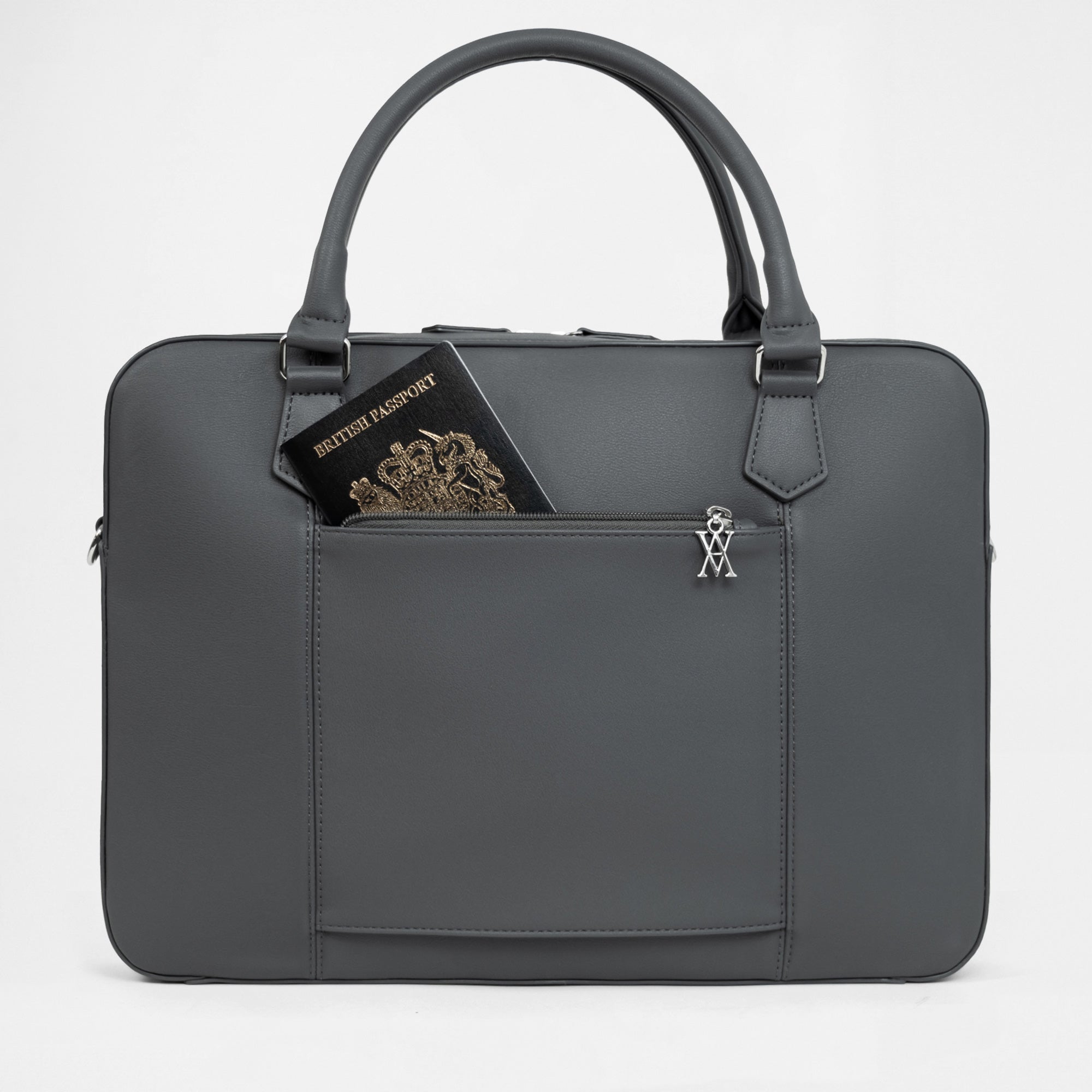 Berlin Compact Laptop Bag - Graphite