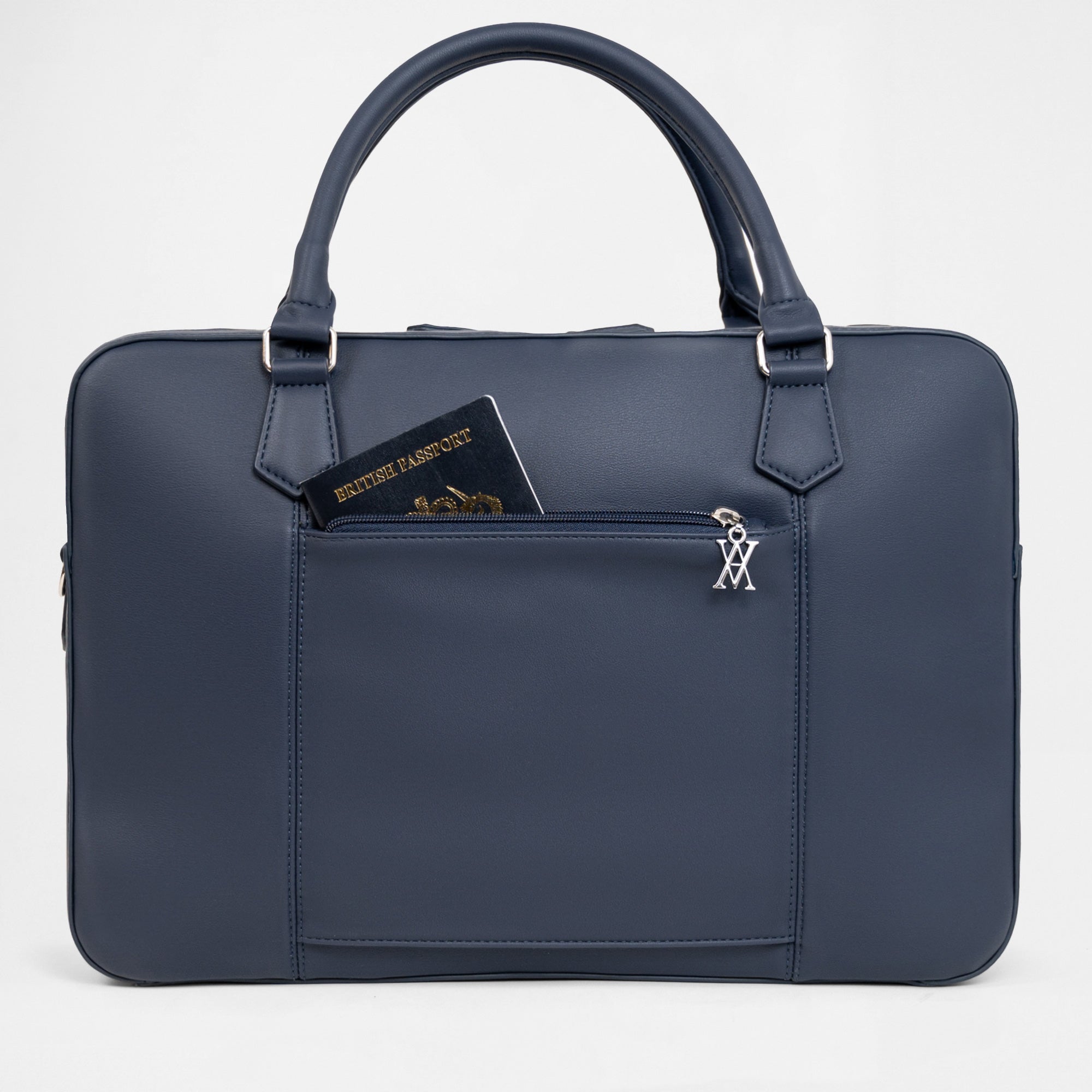Berlin Double Laptop Bag - Navy