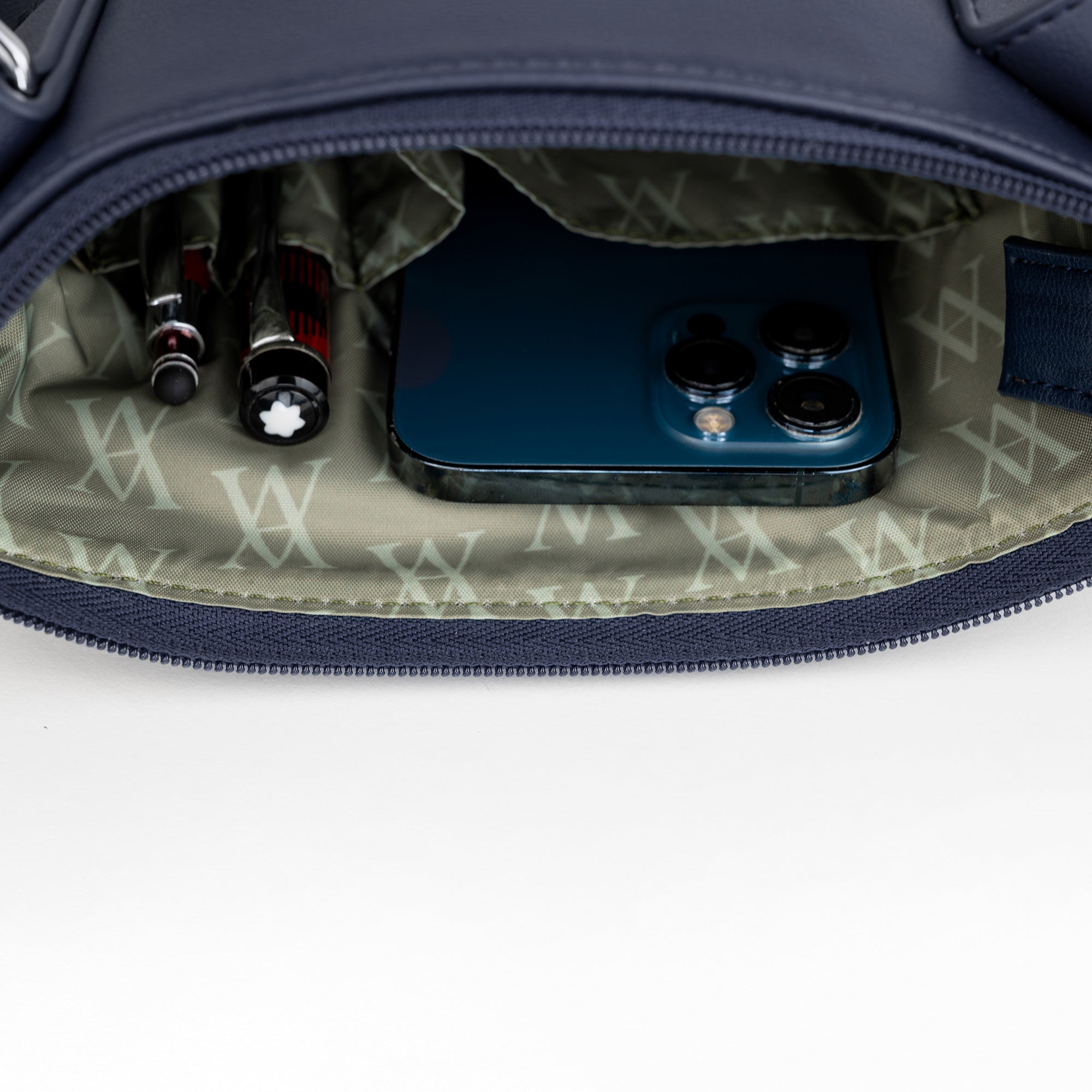 Prague Crossbody Bag - Navy