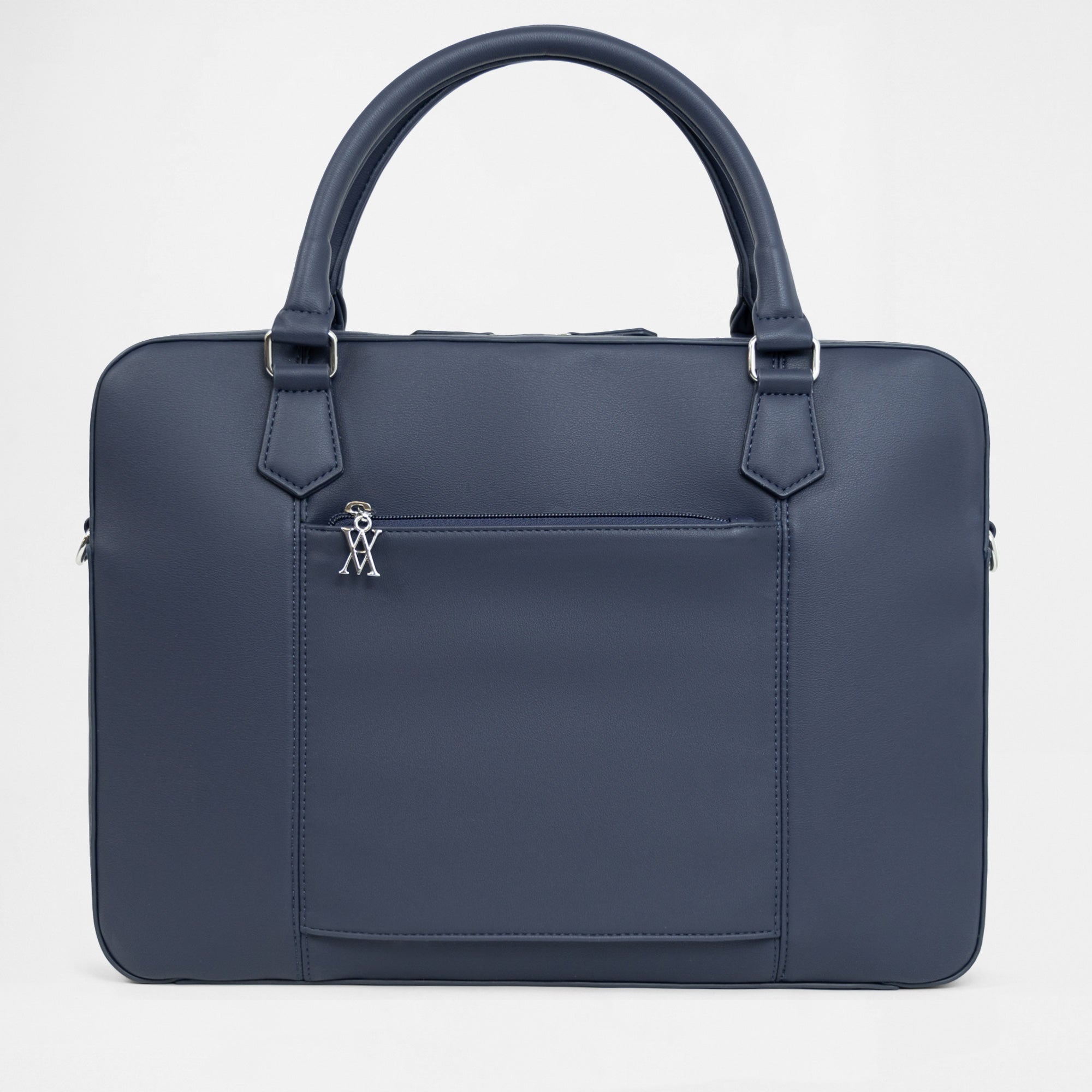 Berlin Compact Laptop Bag - Navy