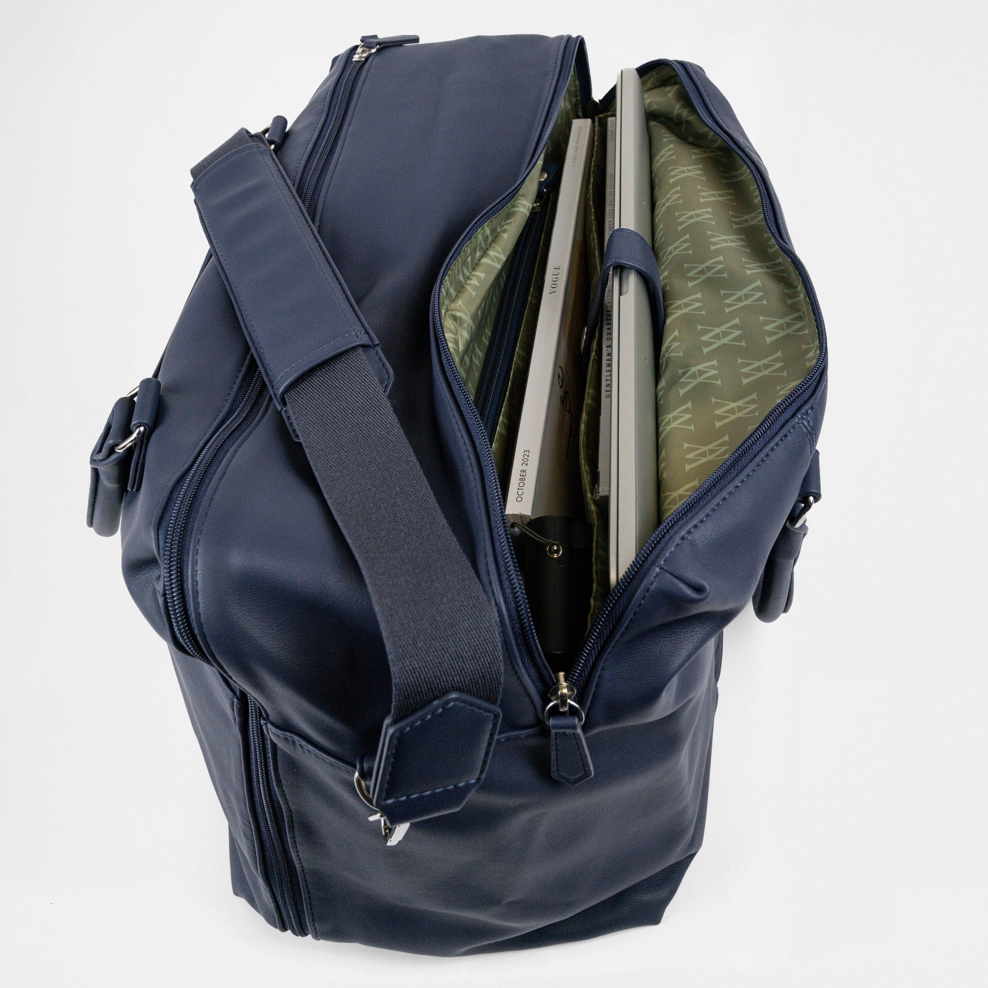 Vienna Travel Laptop Bag - Navy