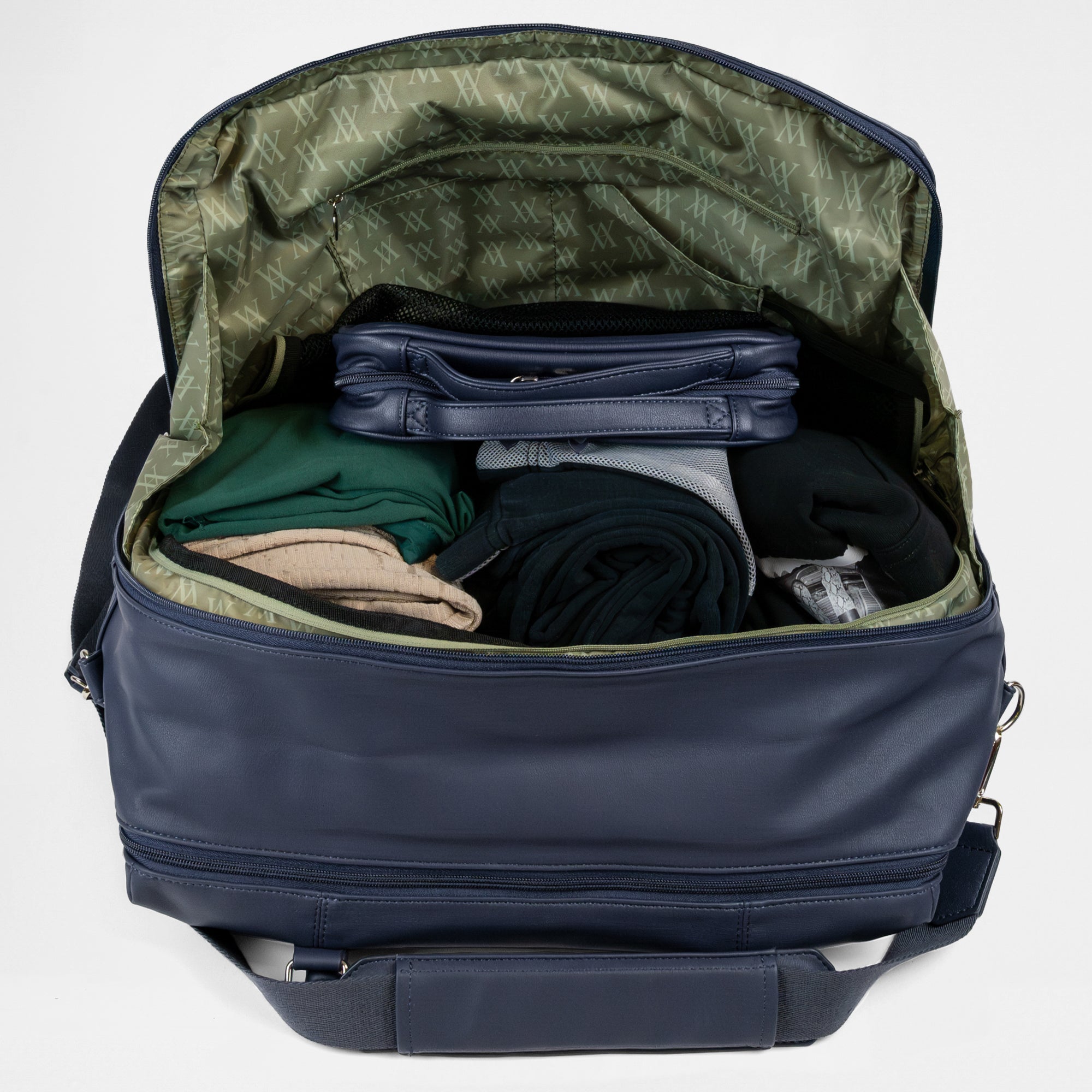 Vienna Travel Laptop Bag - Navy