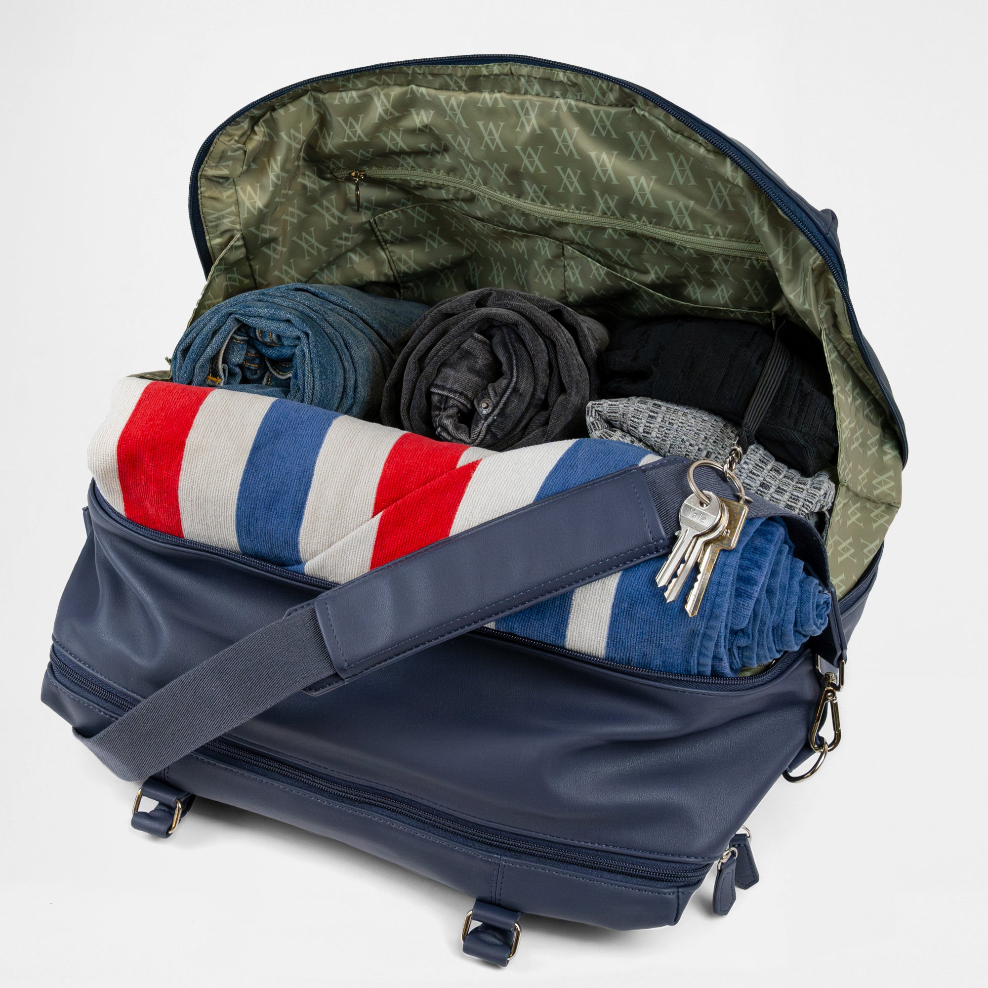 Vienna Travel Laptop Bag - Navy