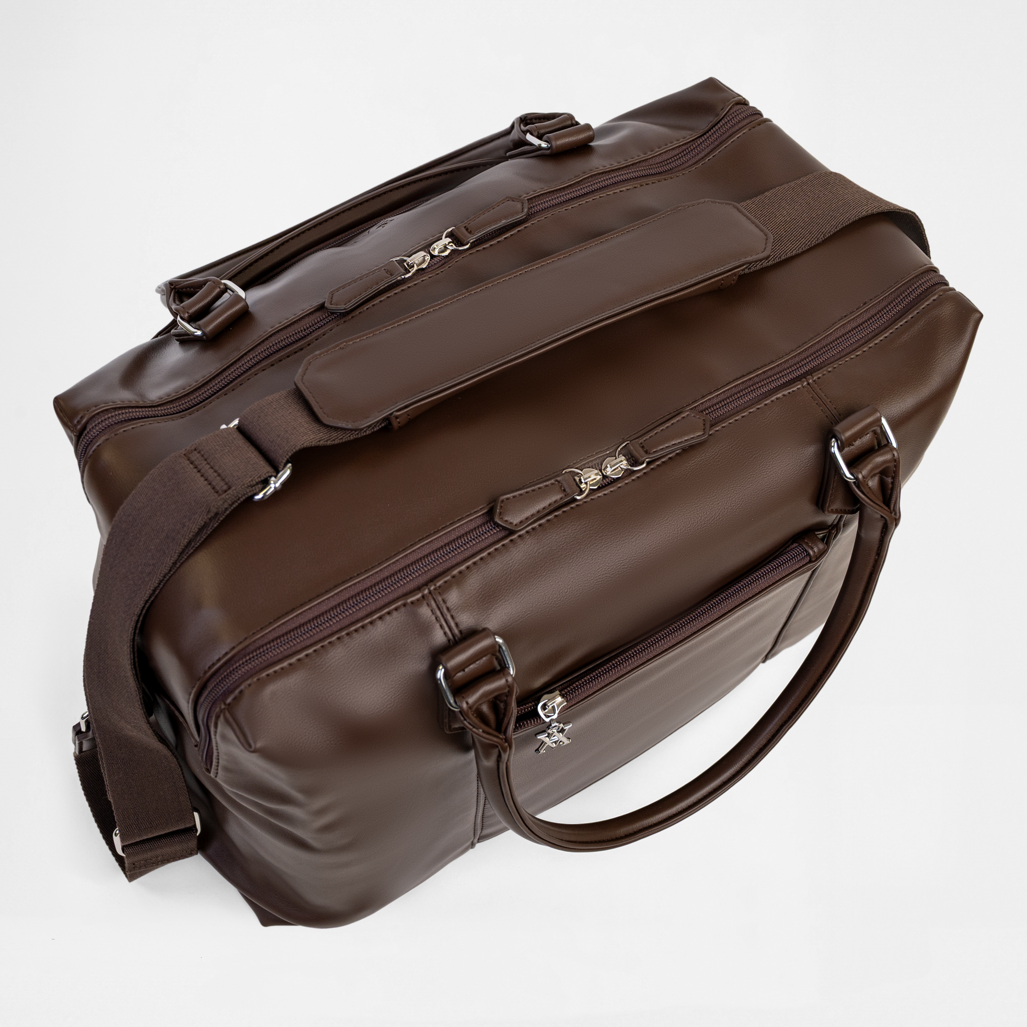Vienna Travel Laptop Bag - Chocolate