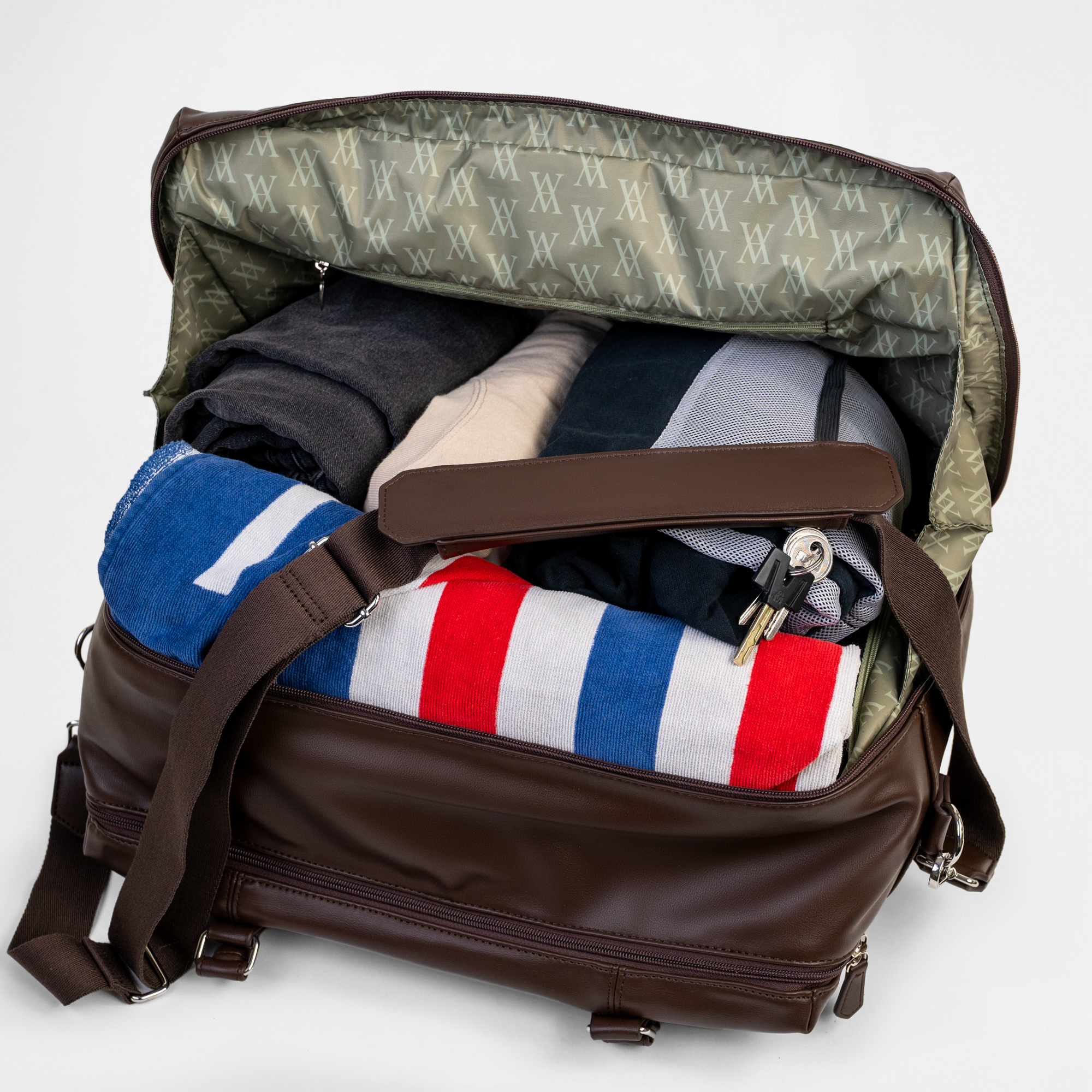 Vienna Travel Laptop Bag - Chocolate