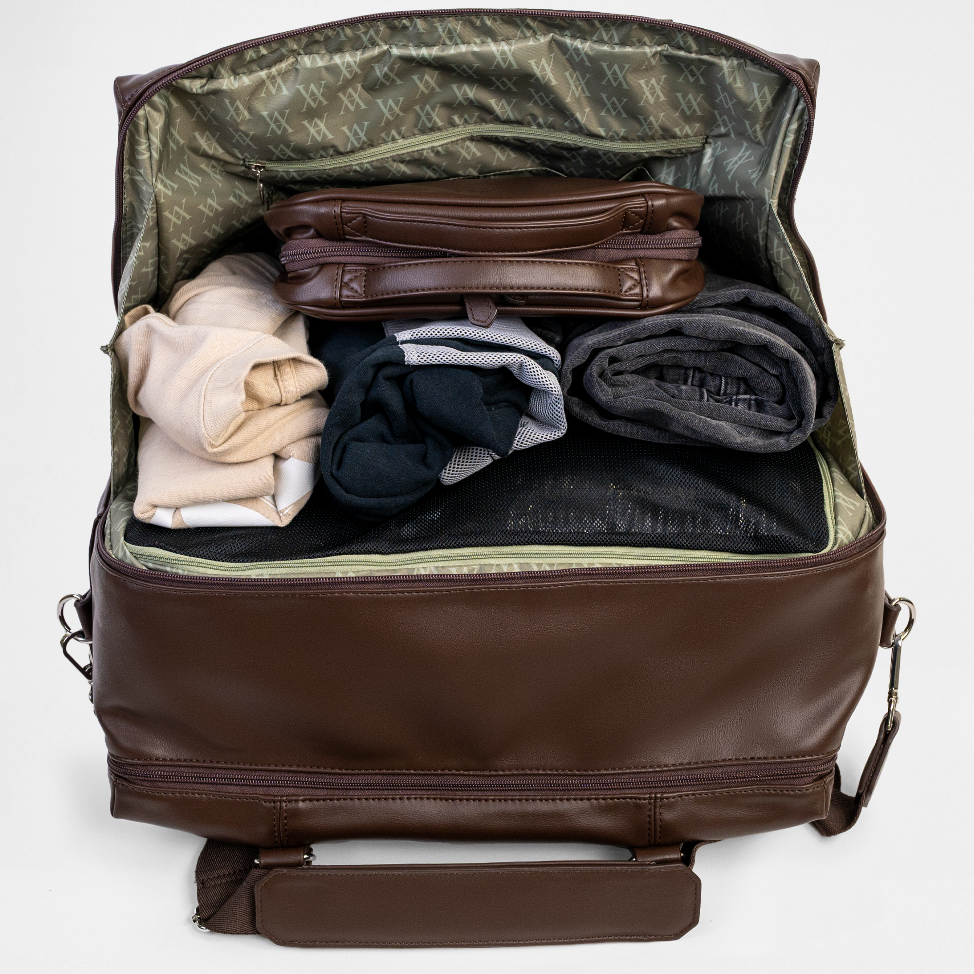 Vienna Travel Laptop Bag - Chocolate