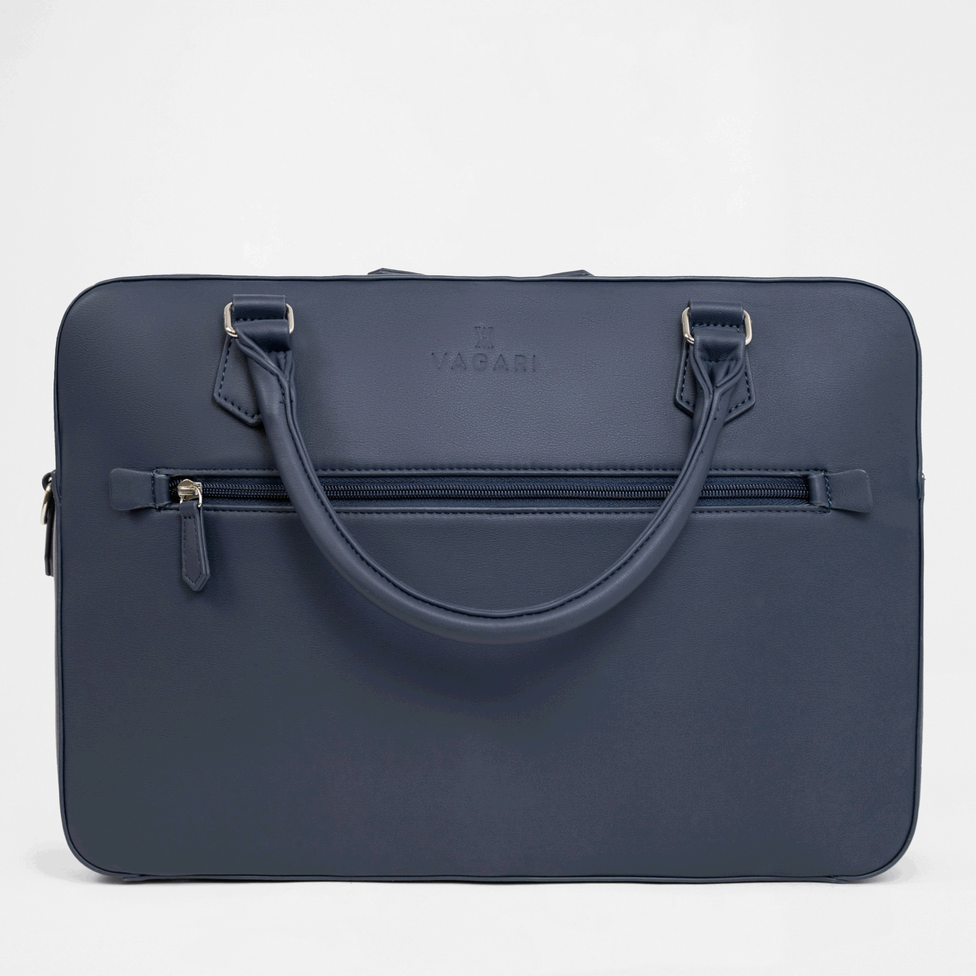 Berlin Double Laptop Bag - Navy