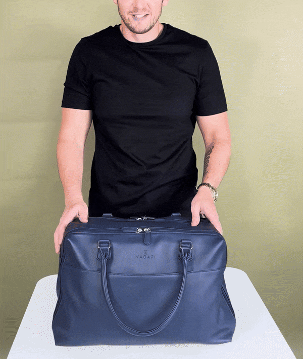 Vienna Travel Laptop Bag - Navy