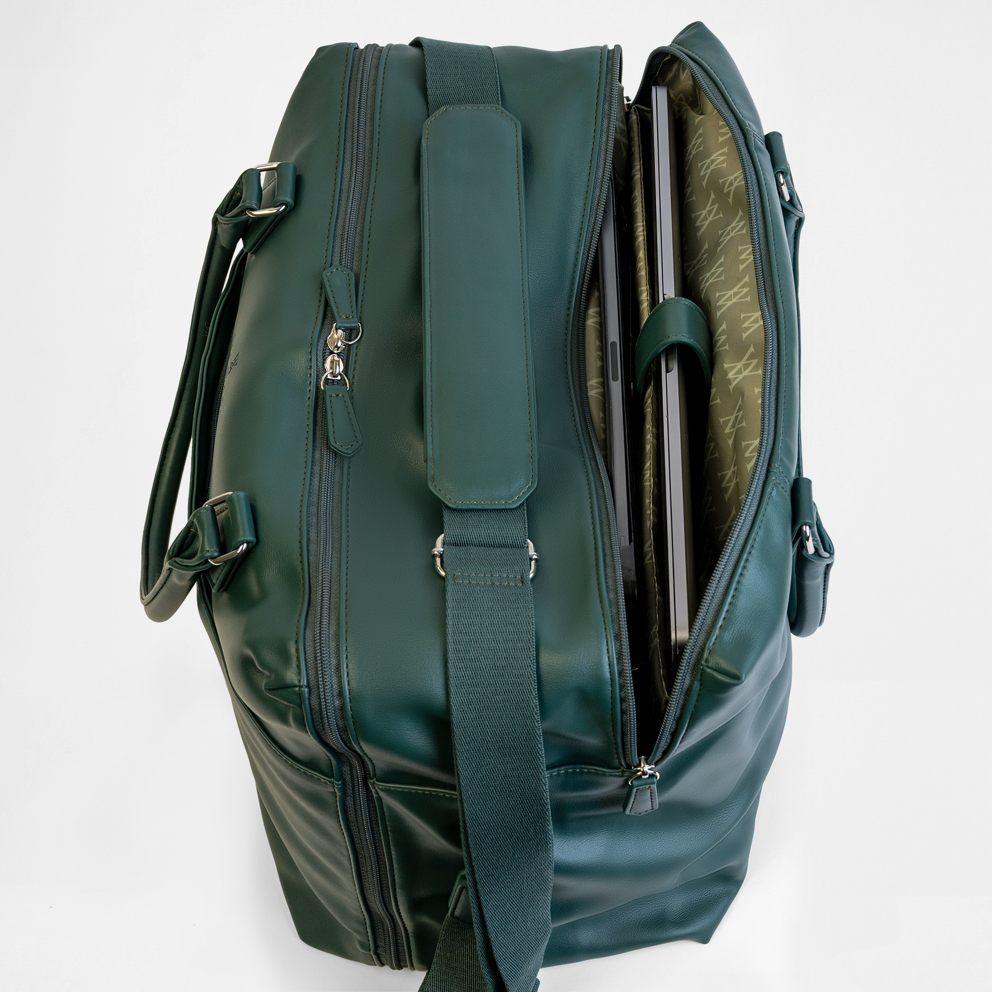 Vienna Travel Laptop Bag - Racing Green