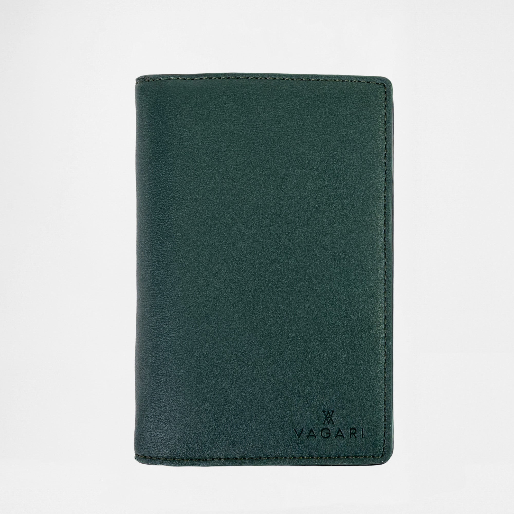 Monaco Passport Wallet (RFID Protected) - Racing Green