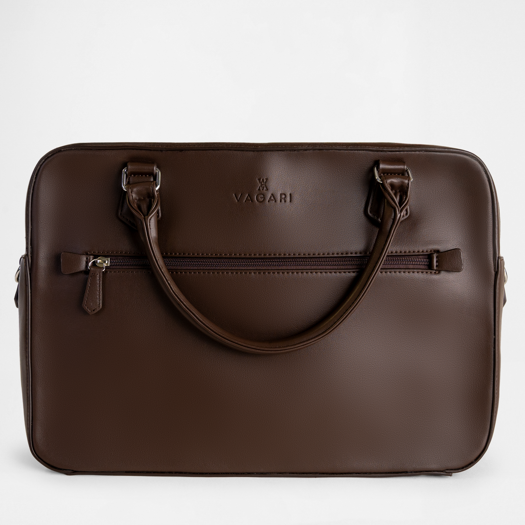 Berlin Double Laptop Bag - Chocolate