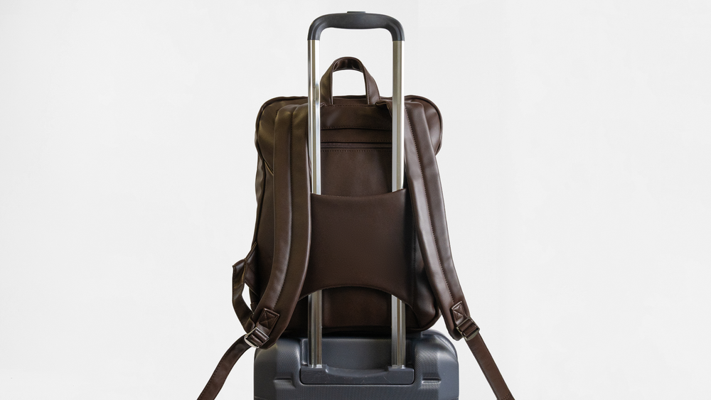 Cali Laptop Backpack - Chocolate - Vagari