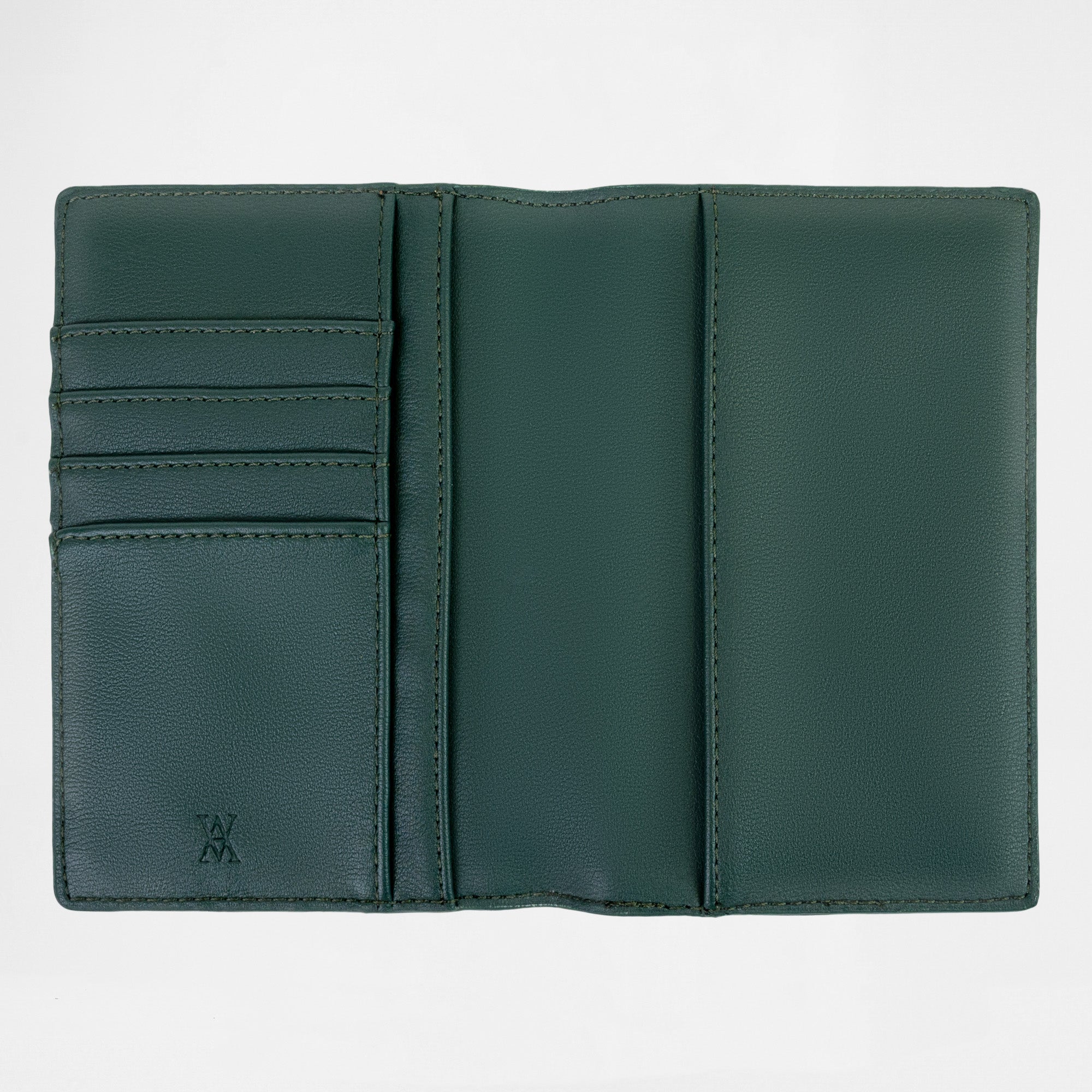 Monaco Passport Wallet (RFID Protected) - Racing Green