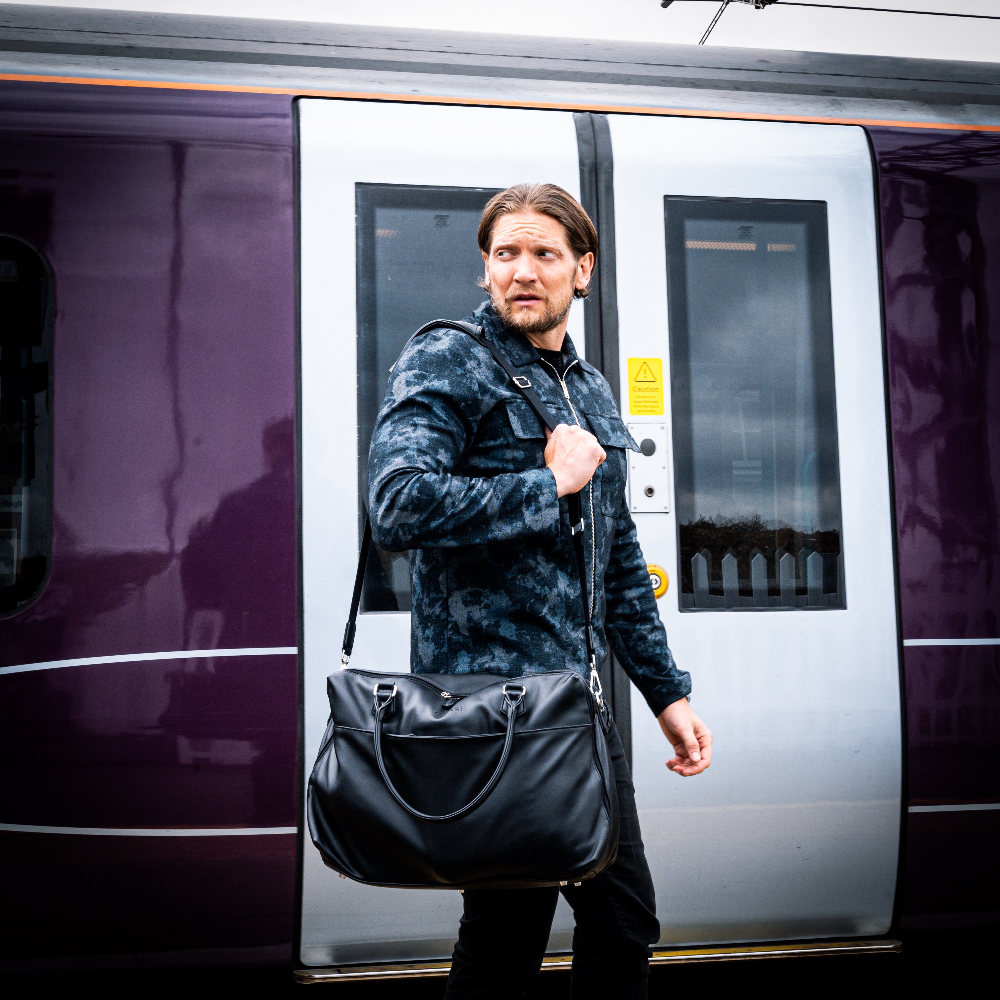 Vienna Travel Laptop Bag - Black