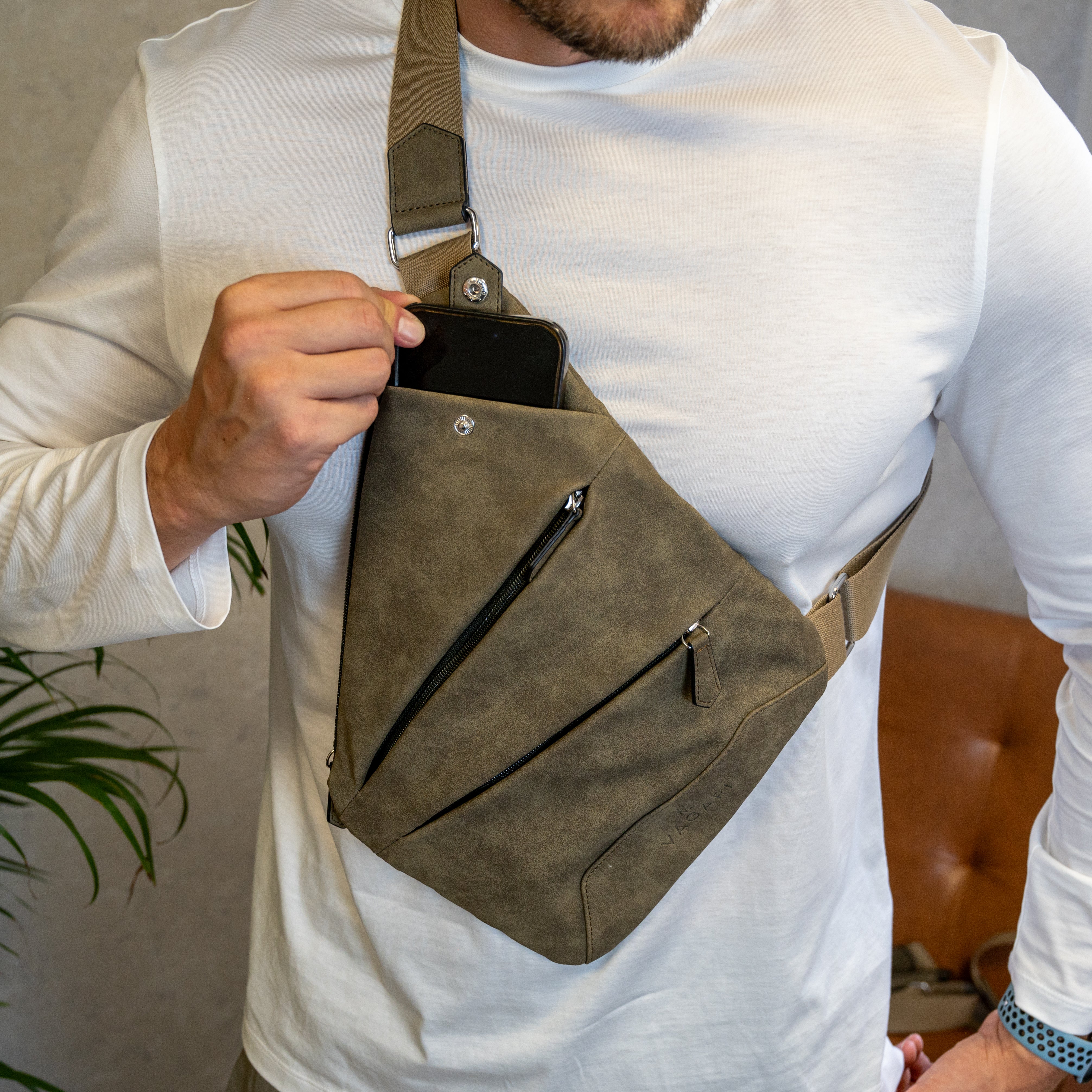 London Sling Bag - Olive Drab