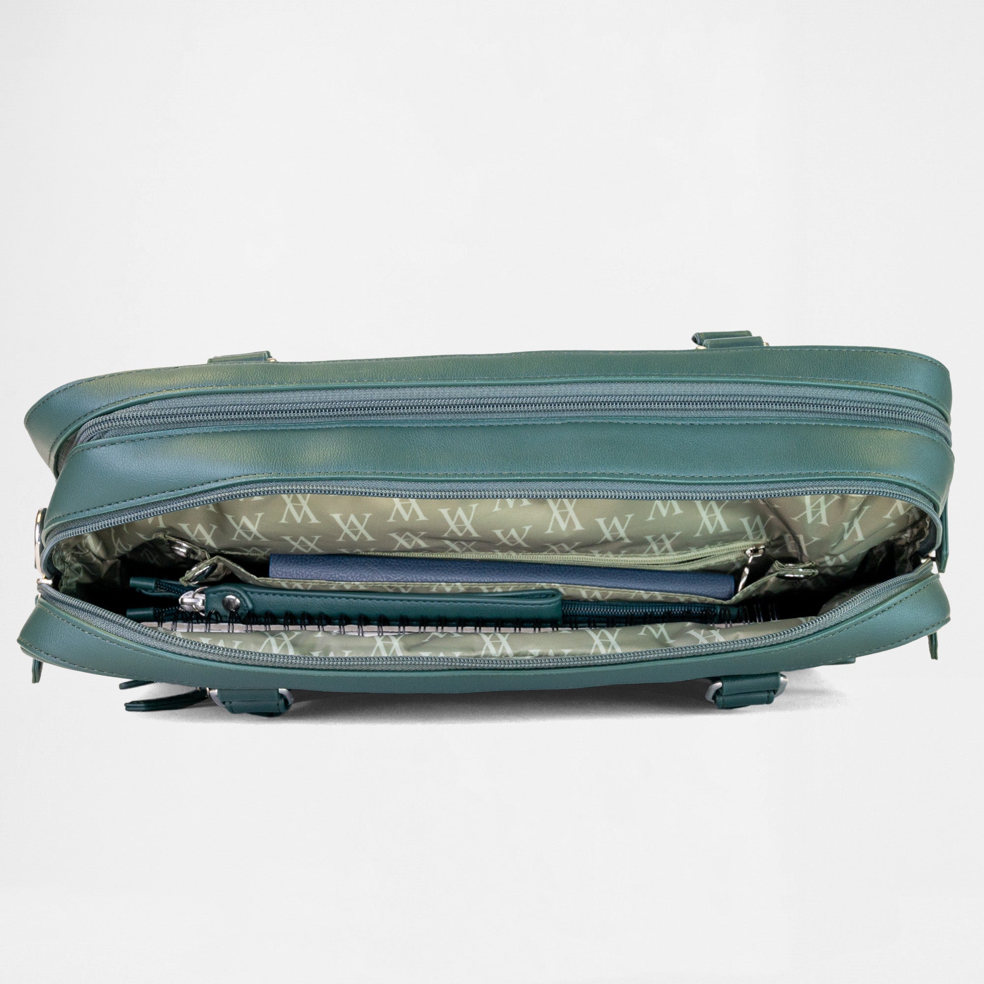 Berlin Double Laptop Bag - Racing Green