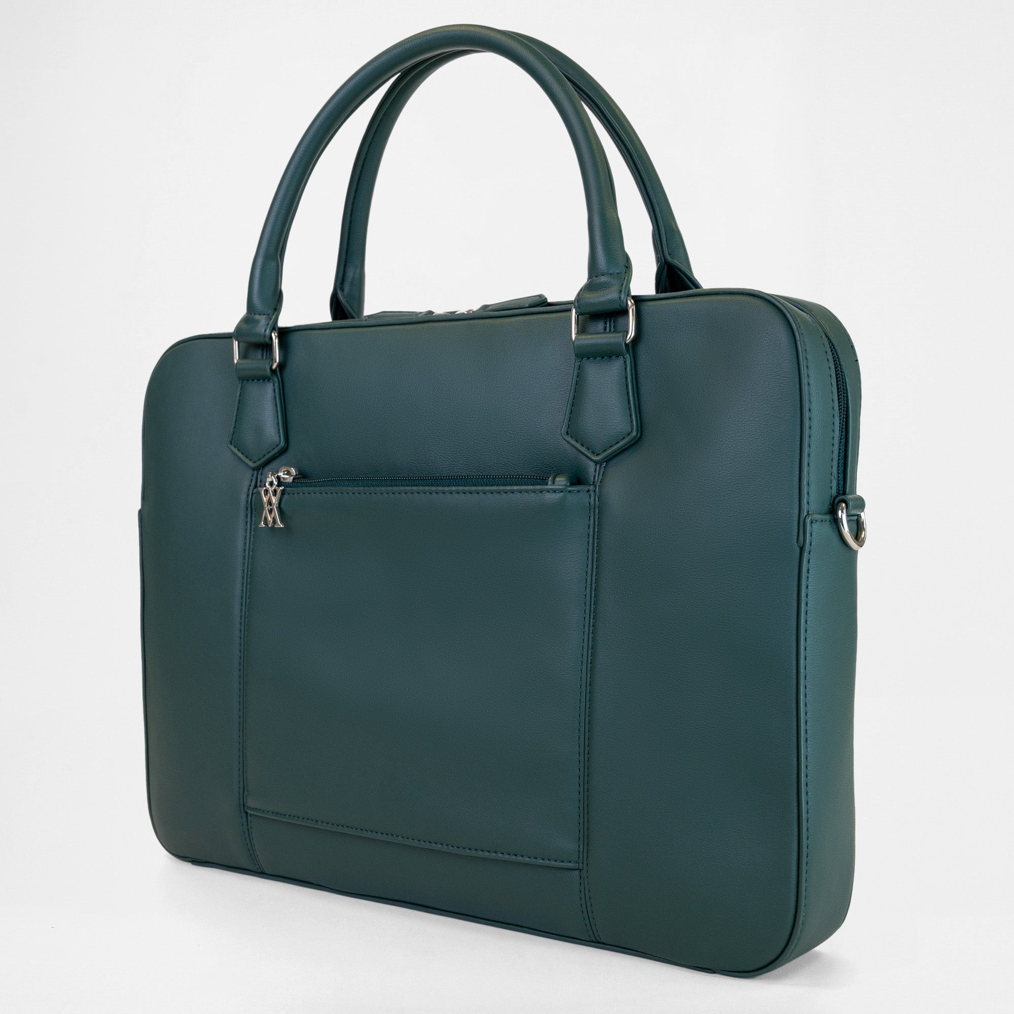 Berlin Compact Laptop Bag - Racing Green