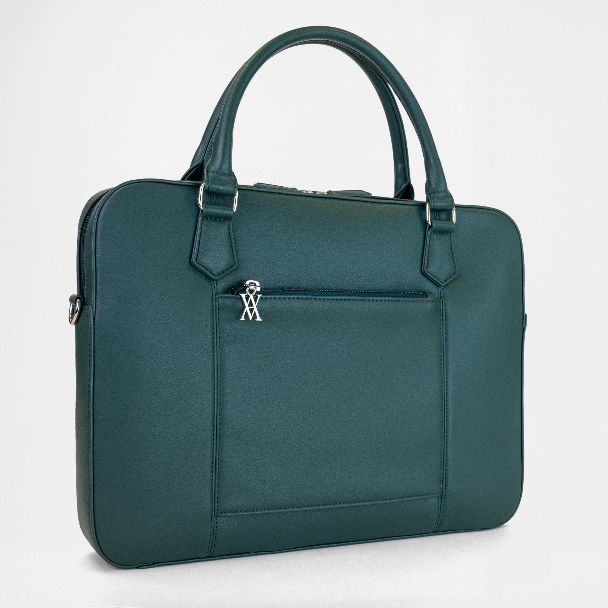 Berlin Compact Laptop Bag - Racing Green