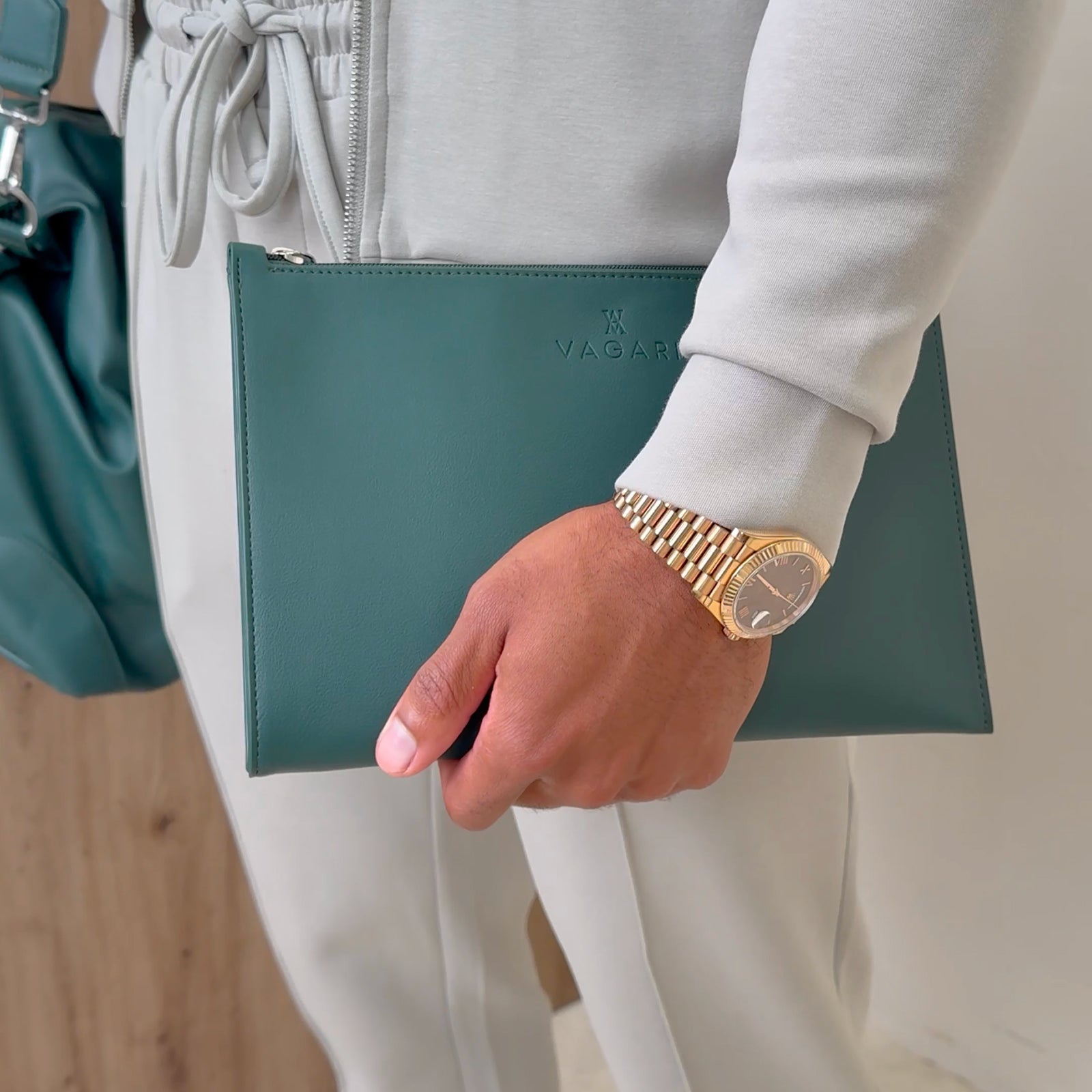 Geneva Compact Pouch - Racing Green