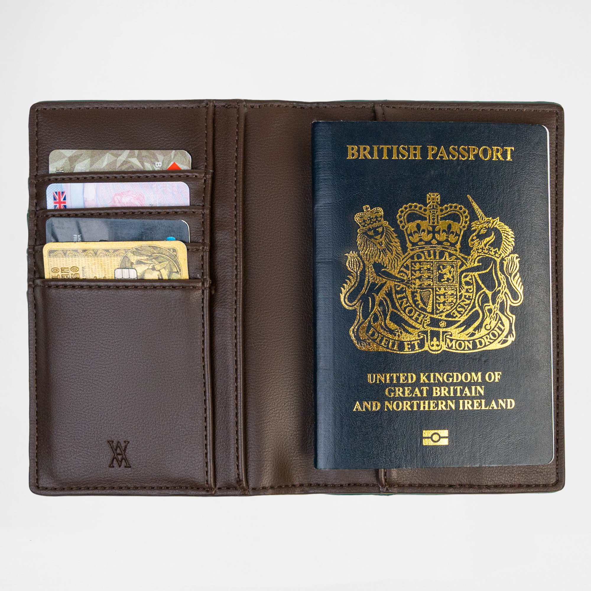 Monaco Passport Wallet (RFID Protected) - Chocolate