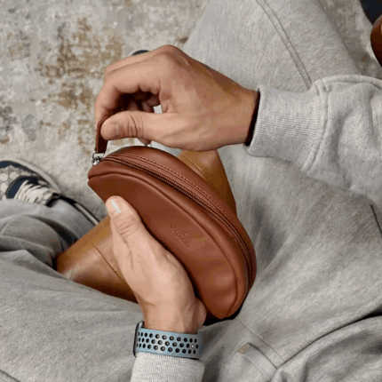 Oslo Glasses Case - Tan