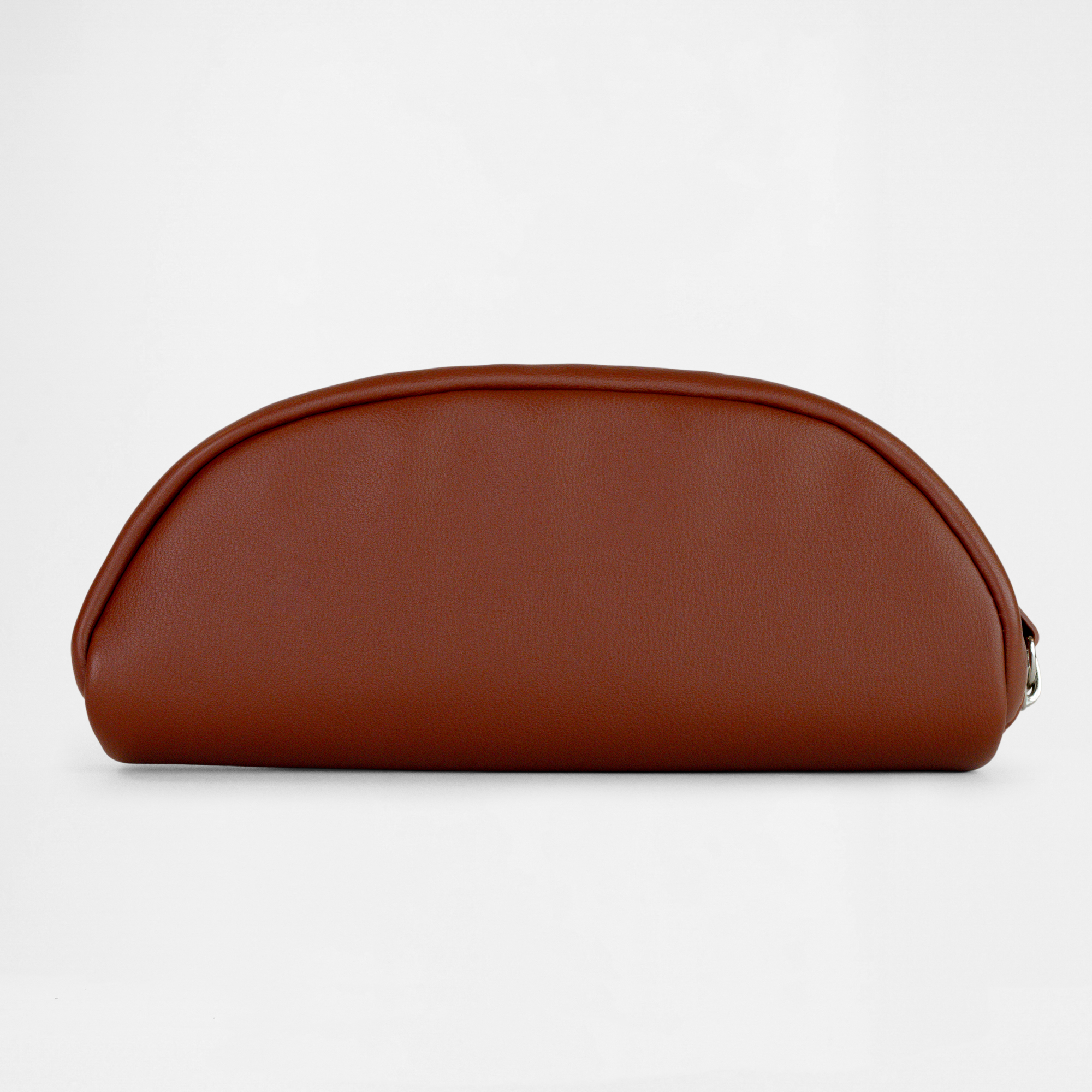 Back view of the Oslo Glasses Case in Tan, vegan leather design